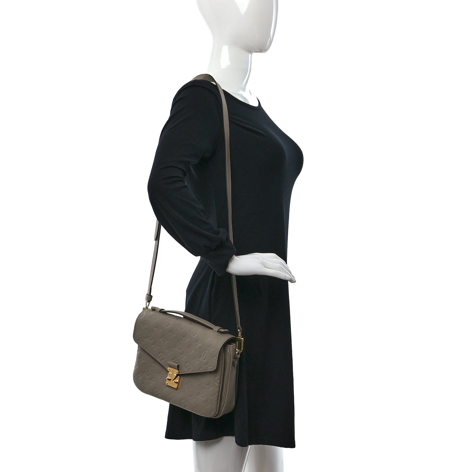 Louis Vuitton Empreinte Pochette Metis Tourterelle 2 of 9