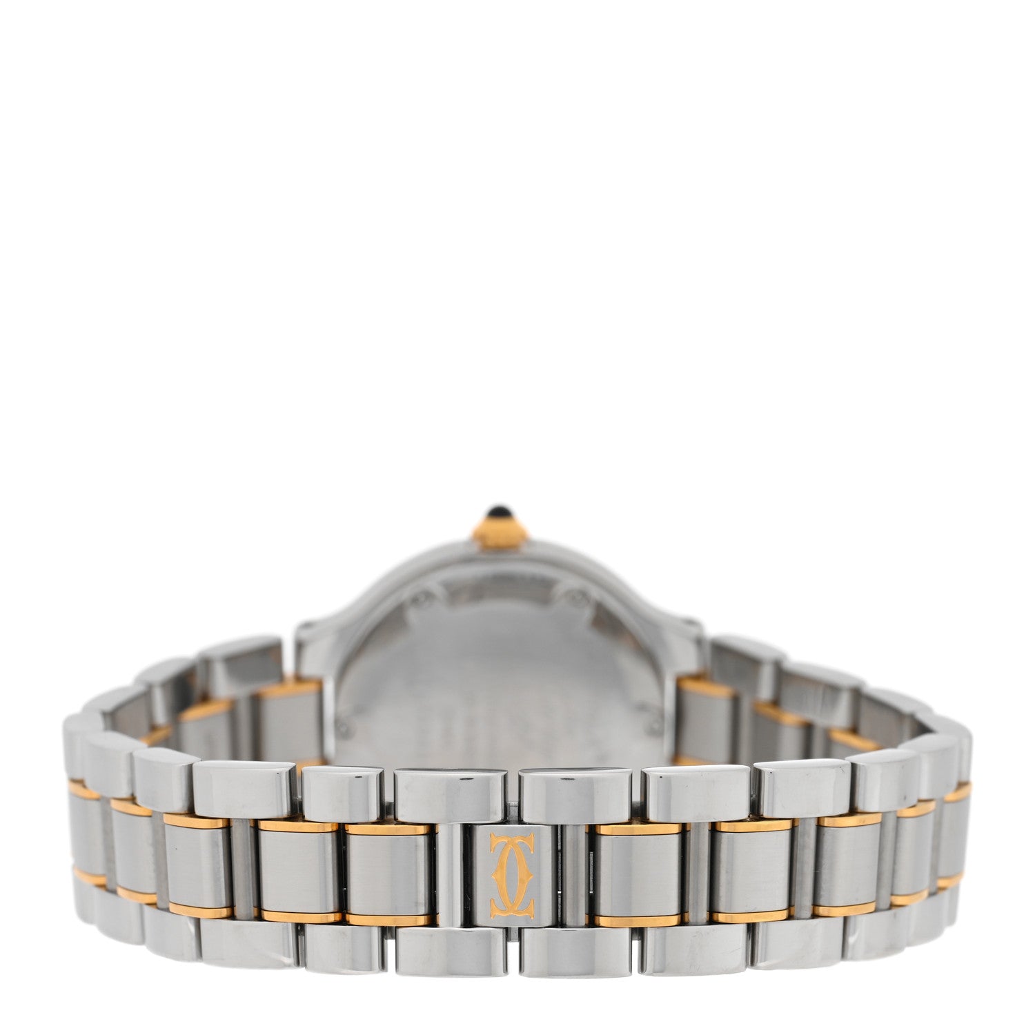 Cartier Stainless Steel 18K Yellow Gold 28mm Must de 21 Quartz Watch 3 of 4