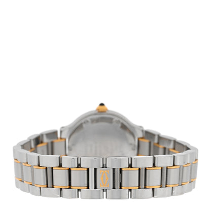 Cartier Stainless Steel 18K Yellow Gold 28mm Must de 21 Quartz Watch 3 of 4