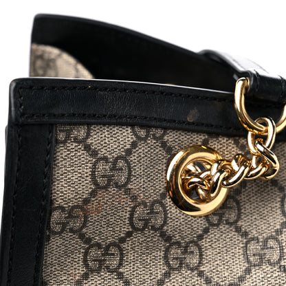 Gucci GG Supreme Monogram Medium Padlock Tote Black 19 of 19