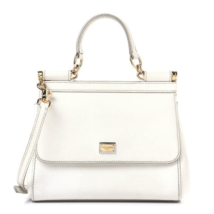 Dolce & Gabbana Dauphine Small Miss Sicily Satchel White 1 of 17