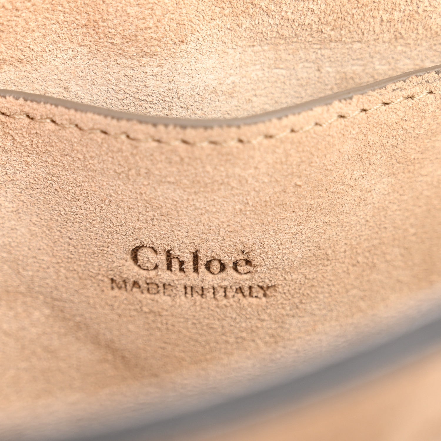 Chloe Suede Calfskin Small Faye Shoulder Bag Motty Grey 6 of 12