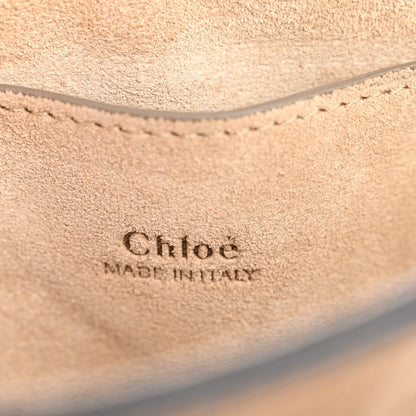 Chloe Suede Calfskin Small Faye Shoulder Bag Motty Grey 6 of 12