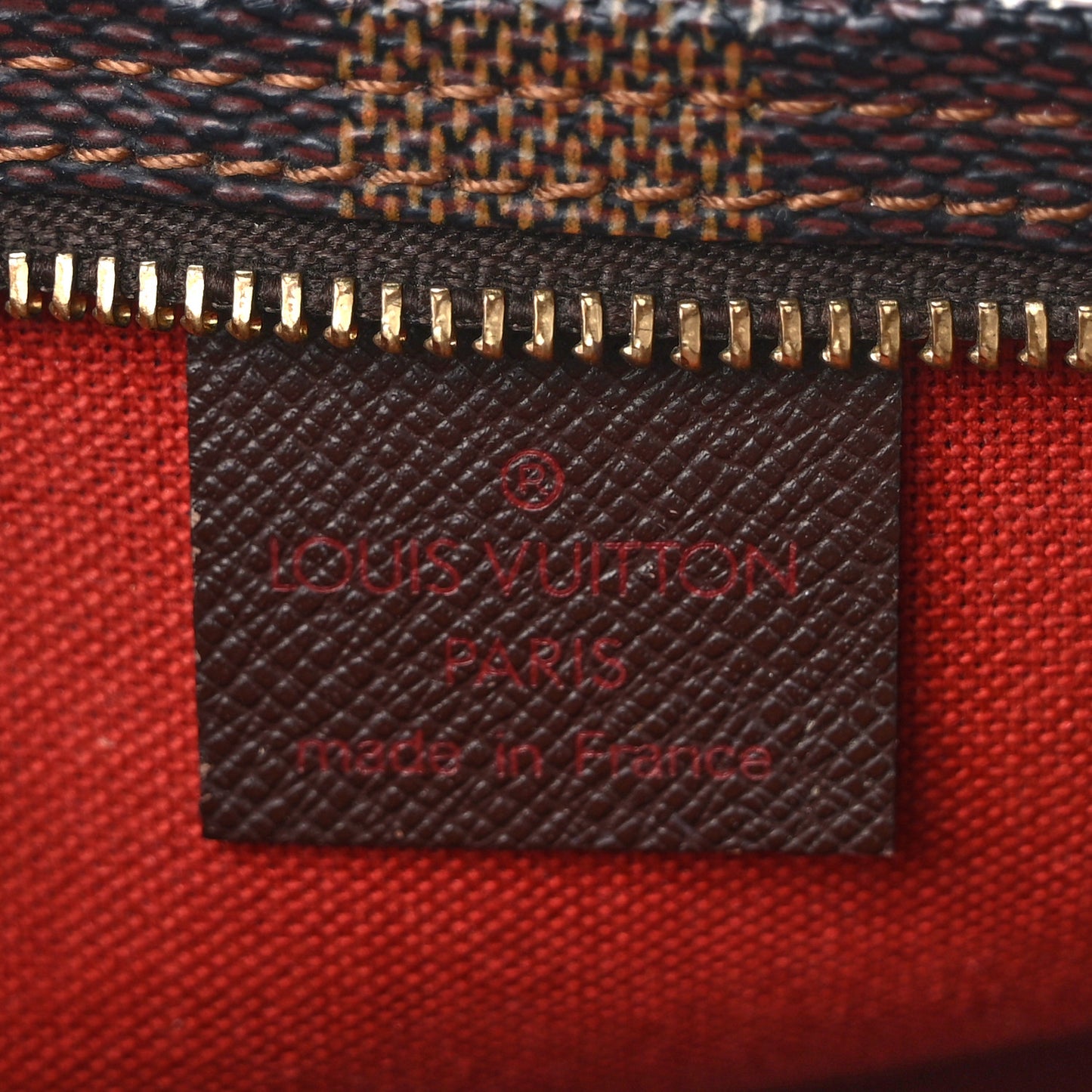 Damier Ebene Trousse Make Up Bag Pochette