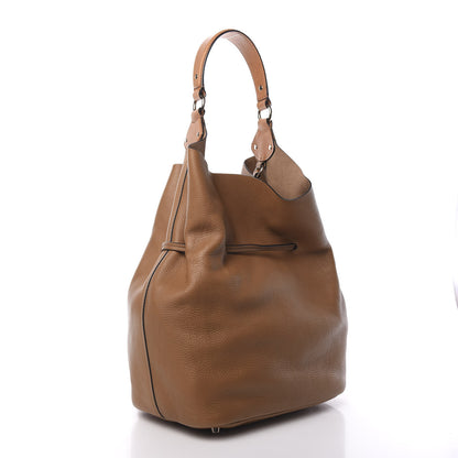 Burberry Grainy Calfskin Large Ashby Hobo Sand 3 of 14