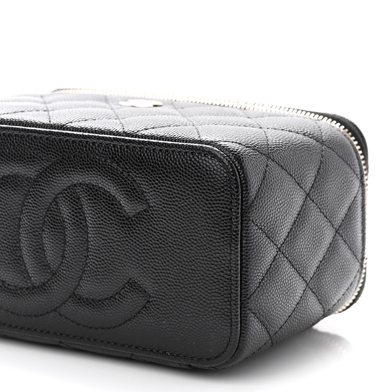 Chanel Caviar Quilted Small Vanity Case With Chain Black 10 of 11
