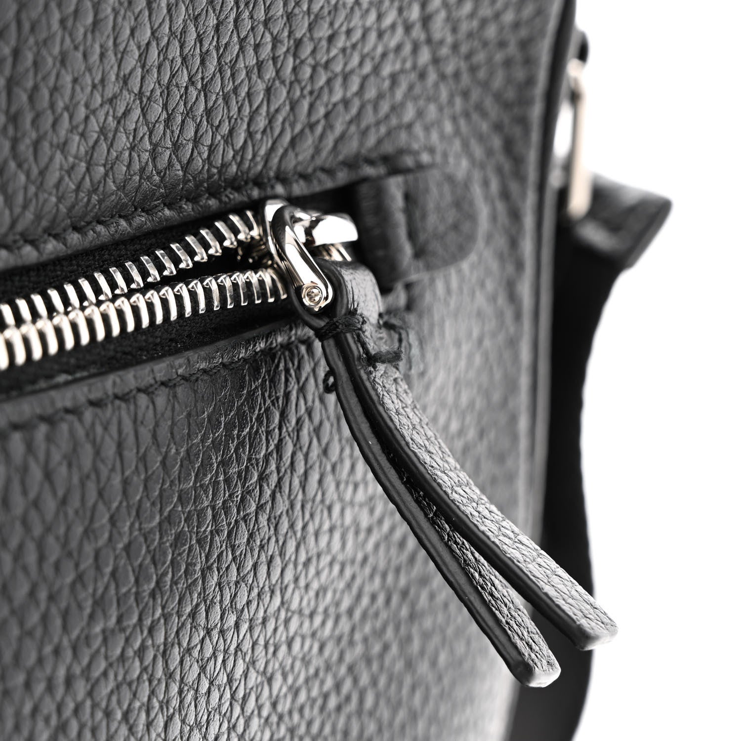 Burberry Grainy Calfskin Embossed Bruno Messenger Black 13 of 17