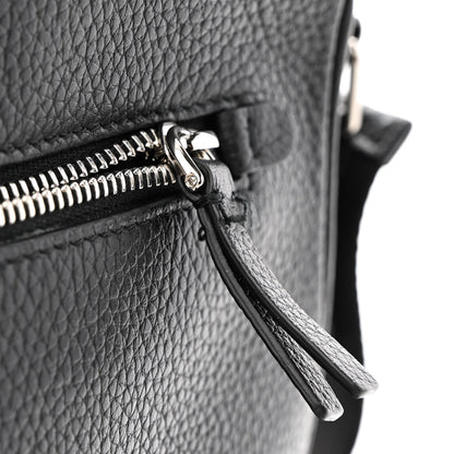 Burberry Grainy Calfskin Embossed Bruno Messenger Black 13 of 17