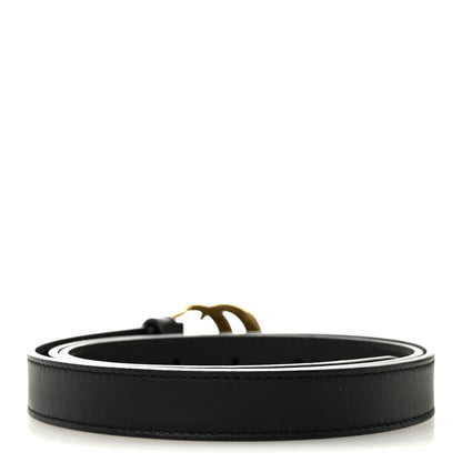 Gucci Calfskin Double G 20mm Belt 90 36 Black 2 of 7