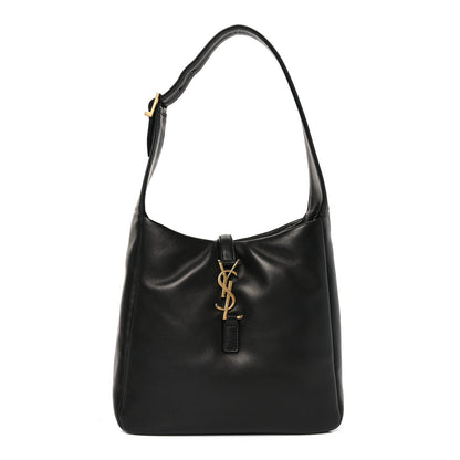 Saint Laurent Padded Lambskin Small Le 5 A 7 Supple Hobo Black 1 of 11