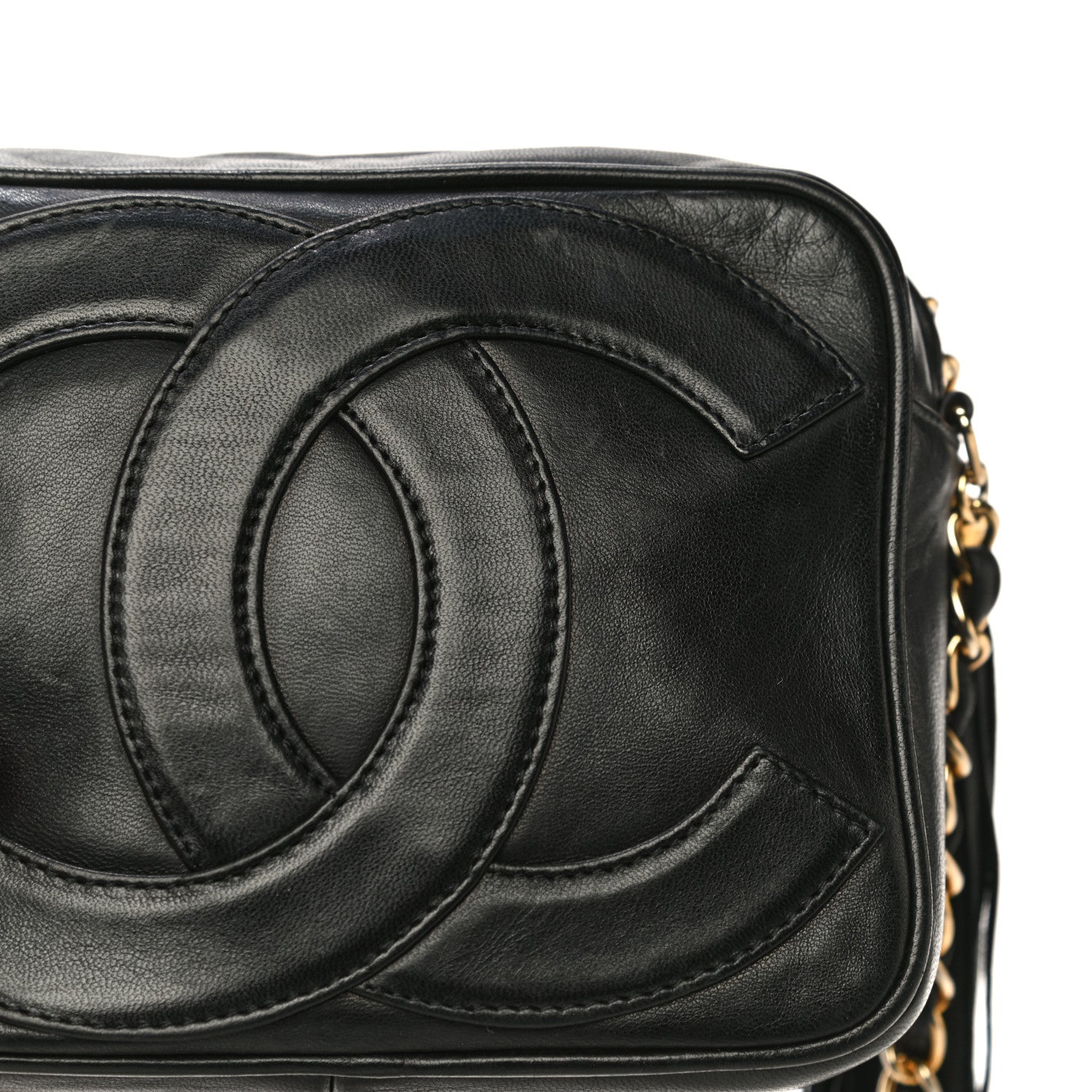 Chanel Lambskin CC Tassel Camera Case Black 19 of 19