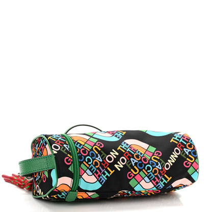 Gucci X THE NORTH FACE Econyl Nylon Barrel Shoulder Bag Black Multicolor 4 of 11