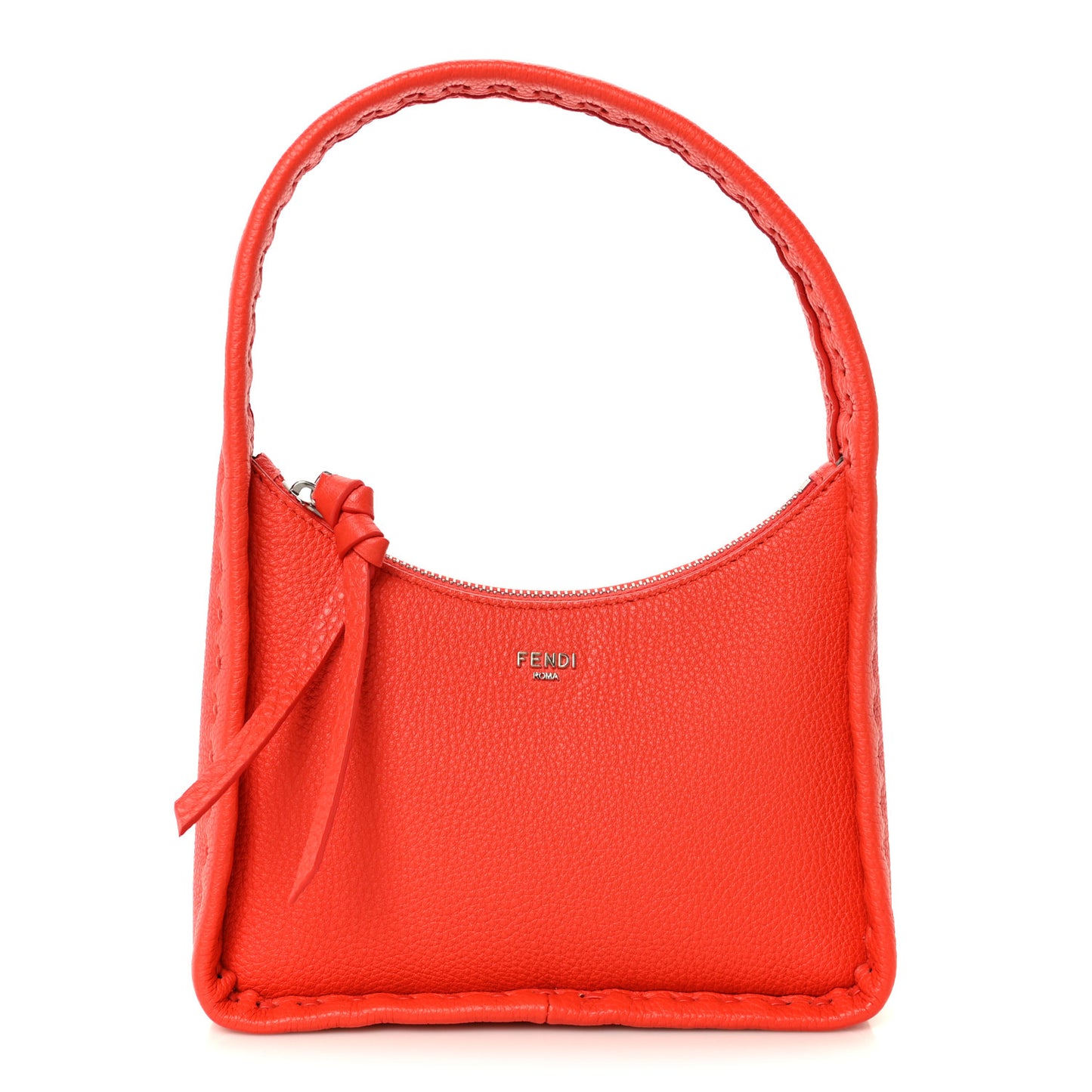 Cuoio Roma Sellerissima Nappa Sintetica Tape Stitch Mini Fendessence Shoulder Bag Lava