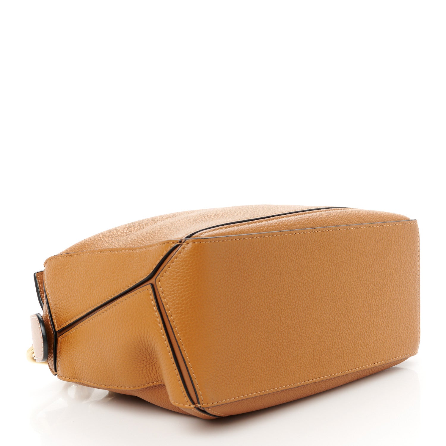 Loewe Grained Calfskin Small Puzzle Bag Tan 4 of 10