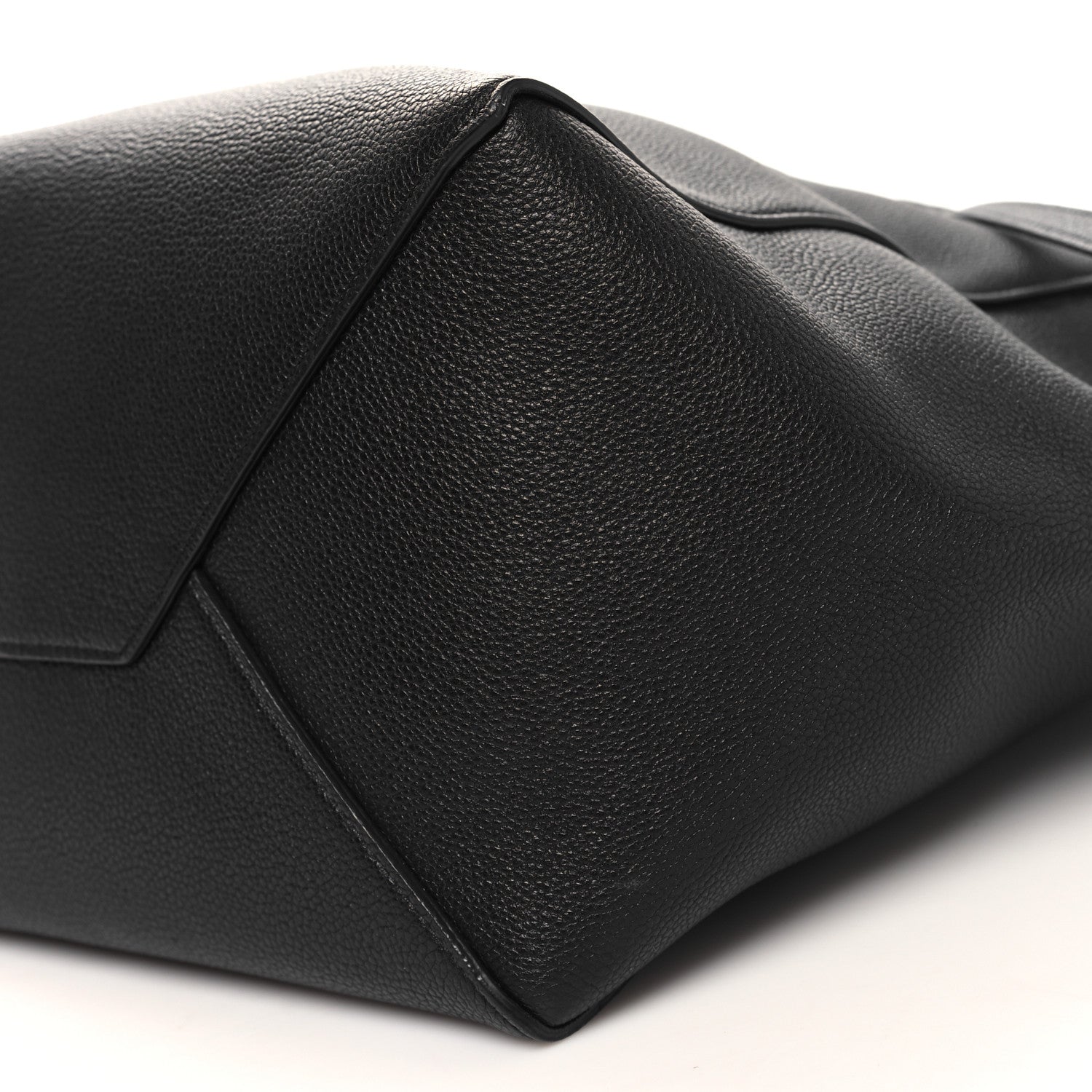 Celine Soft Grained Calfskin Small Belt Cabas Phantom Black 10 of 10