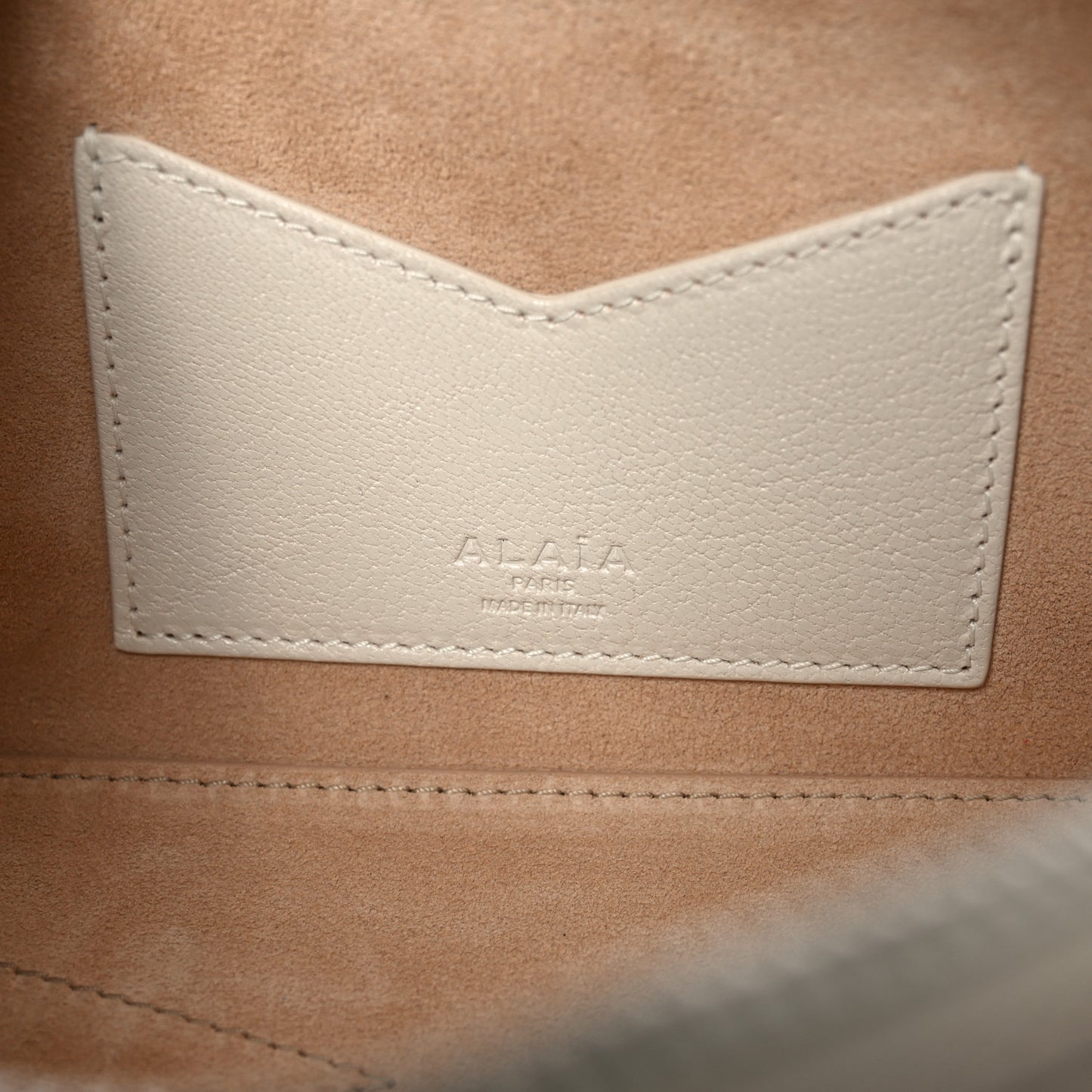 Goatskin Medium Le Teckel Bag Ivoire