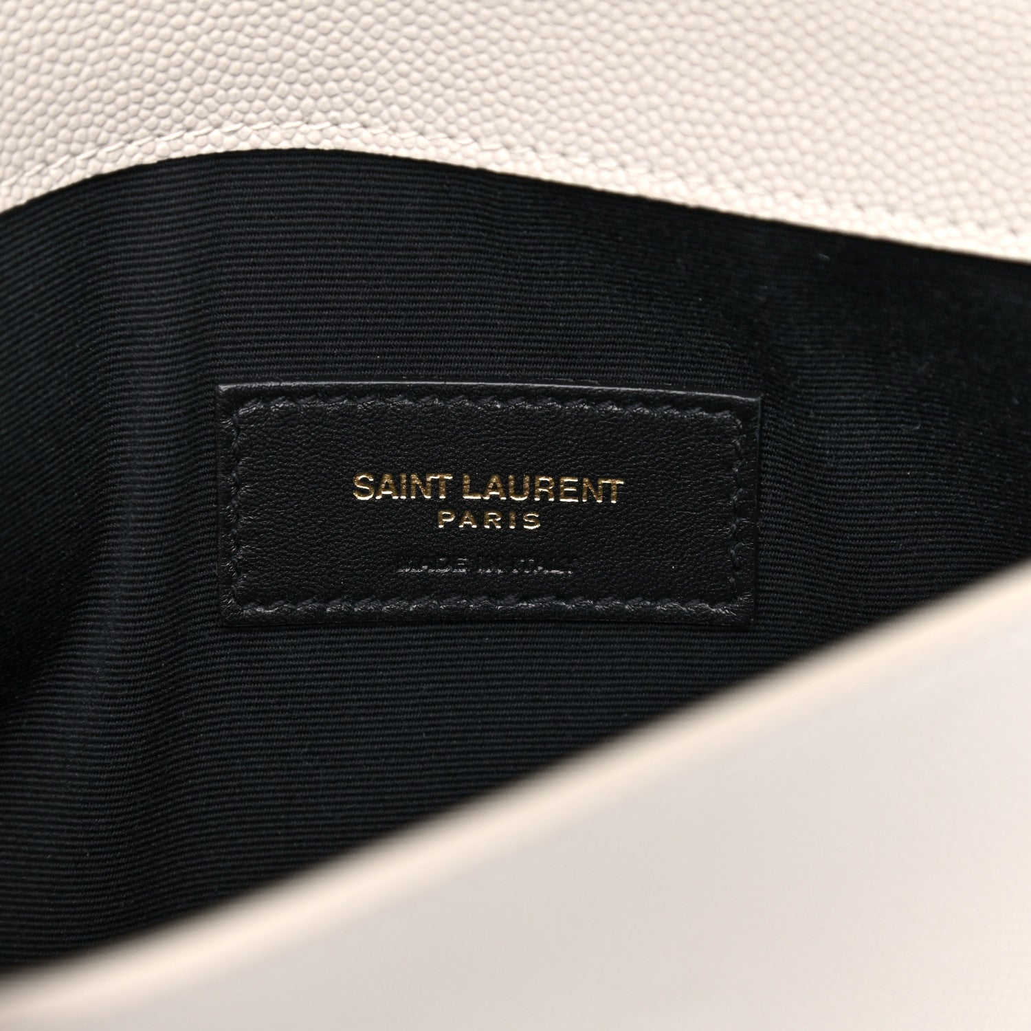 Saint Laurent Grain De Poudre Uptown Pouch Crema Soft 6 of 10