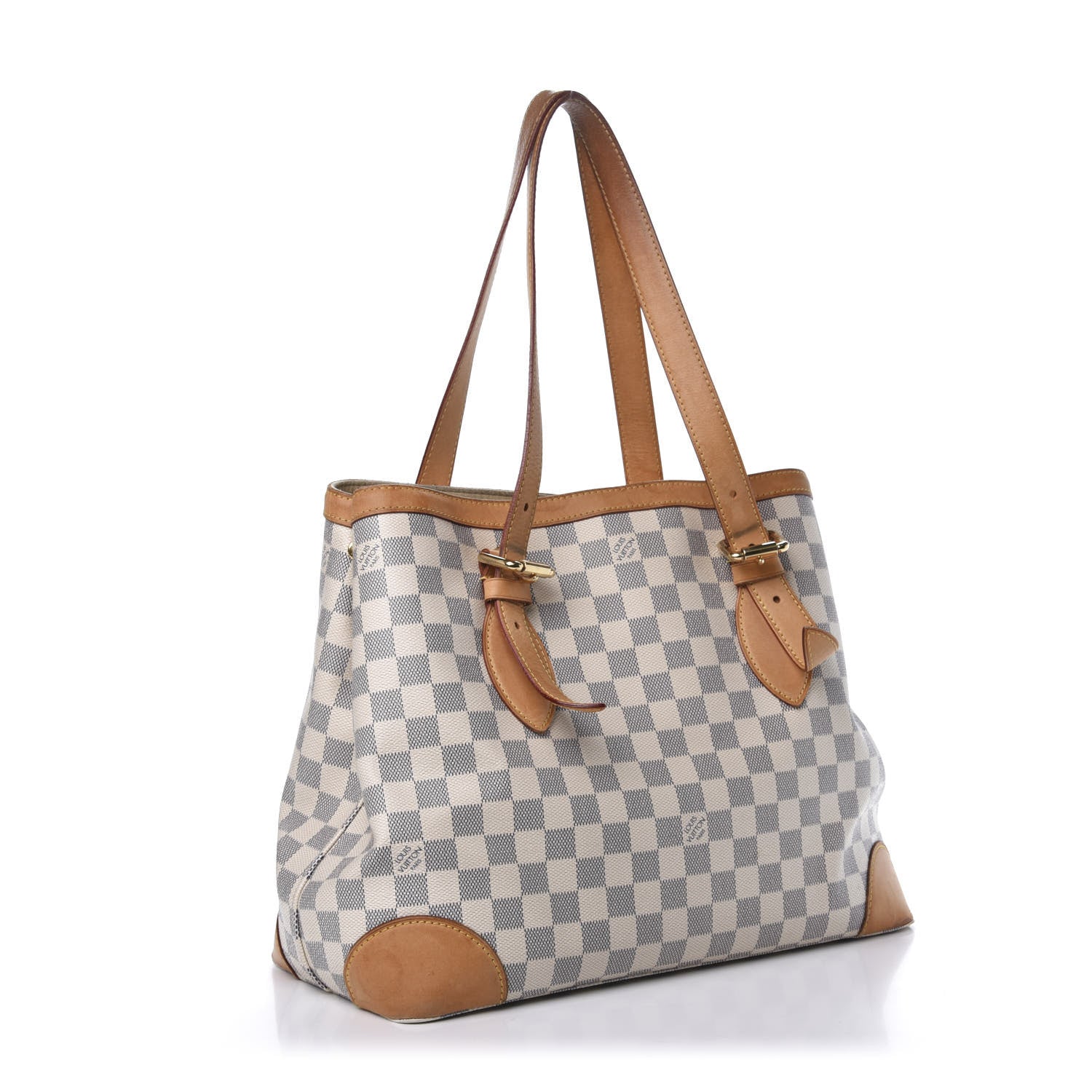 Louis Vuitton Damier Azur Hampstead MM 3 of 19