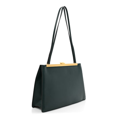 Celine Smooth Calfskin Medium Clasp Shoulder Bag Amazone 3 of 13