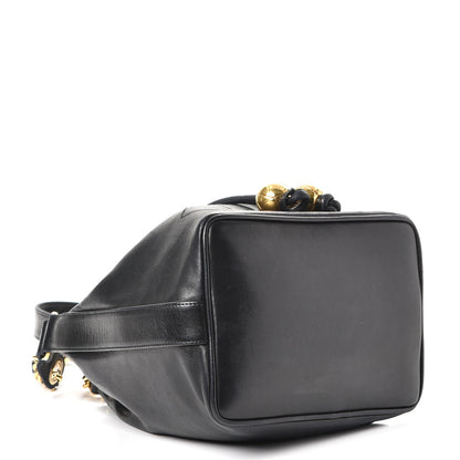 Chanel Lambskin CC Drawstring Bag Black 5 of 10