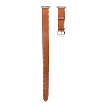 Hermes Barenia 38mm Apple Watch Double Tour Band Fauve 1 of 5