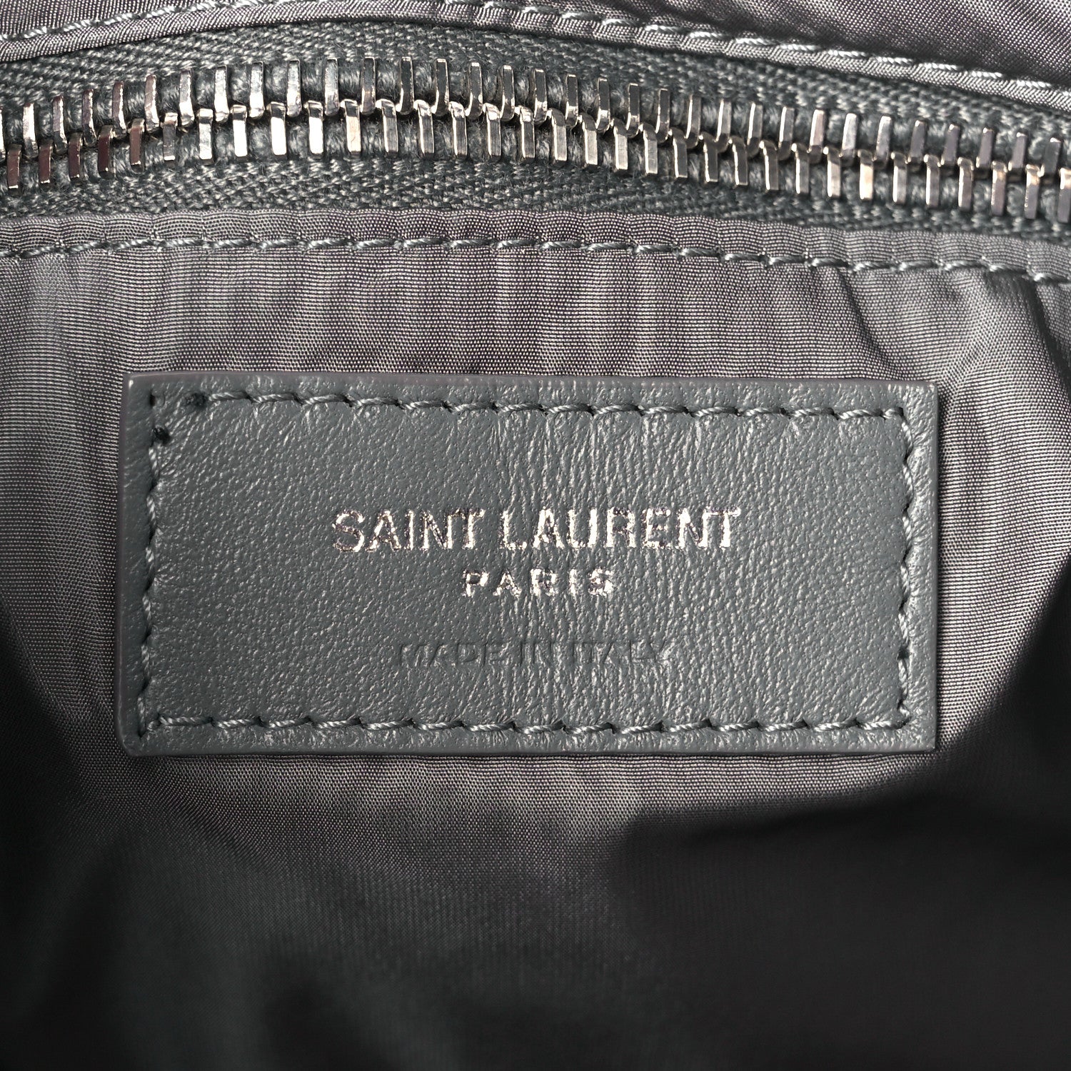 Saint Laurent Econyl Nylon Le 5 A 7 Hobo Grey 6 of 10
