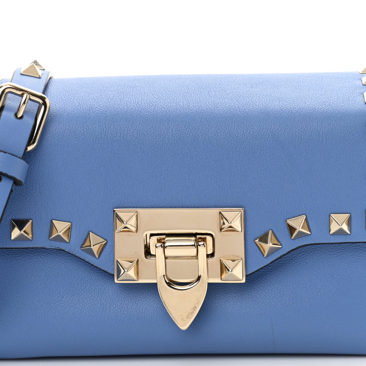 Vitello Mini Rockstud Crossbody Bag Angel