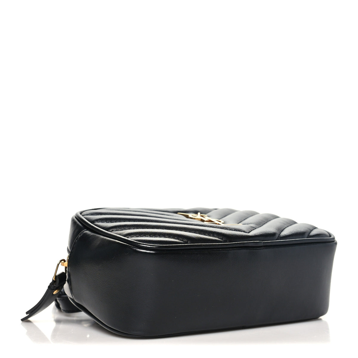 Saint Laurent Calfskin Matelasse Monogram Lou Belt Bag Black 4 of 10