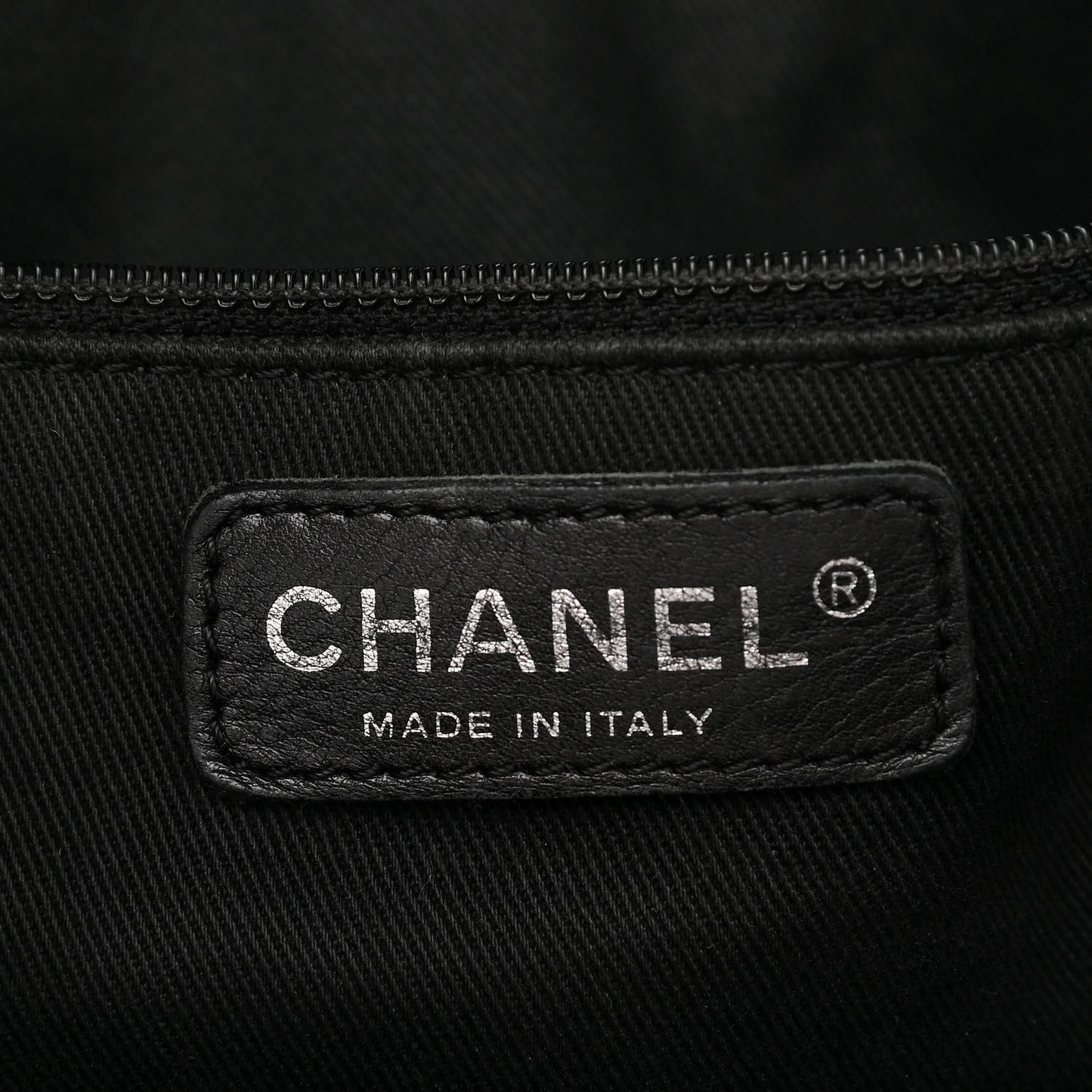 Aged Calfskin CC Tote Black