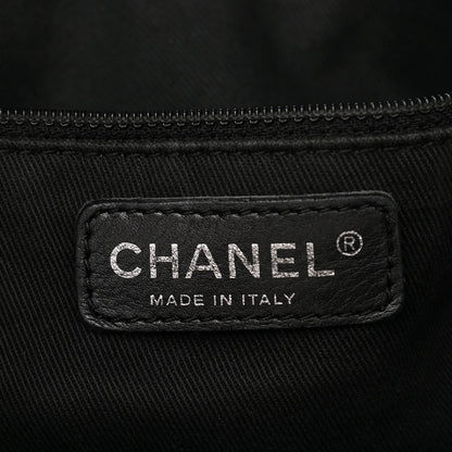 Chanel Aged Calfskin CC Tote Black 6 of 15