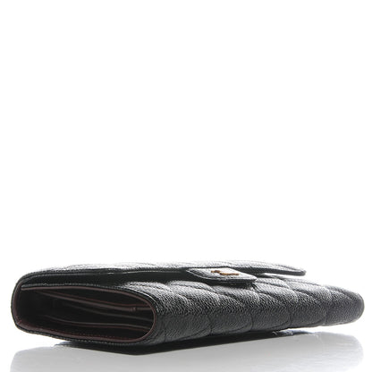 Chanel Caviar Quilted Long Flap Wallet Black 4 of 8