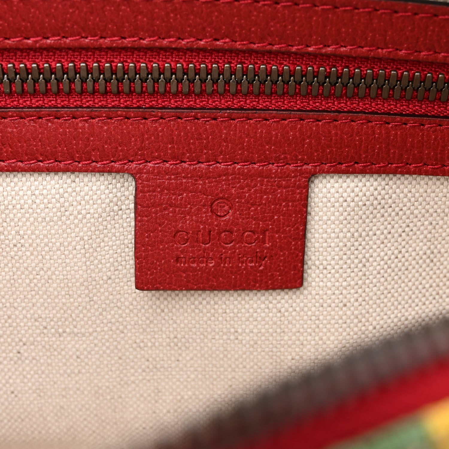 Gucci Canvas Marley Stripe Script Logo Gucci 80 Belt Bag Multicolor 6 of 10