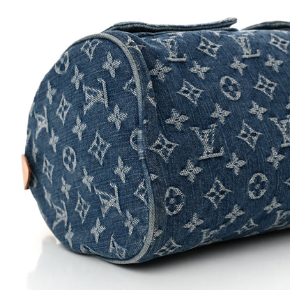 Louis Vuitton Monogram Denim Neo Speedy Blue 9 of 12