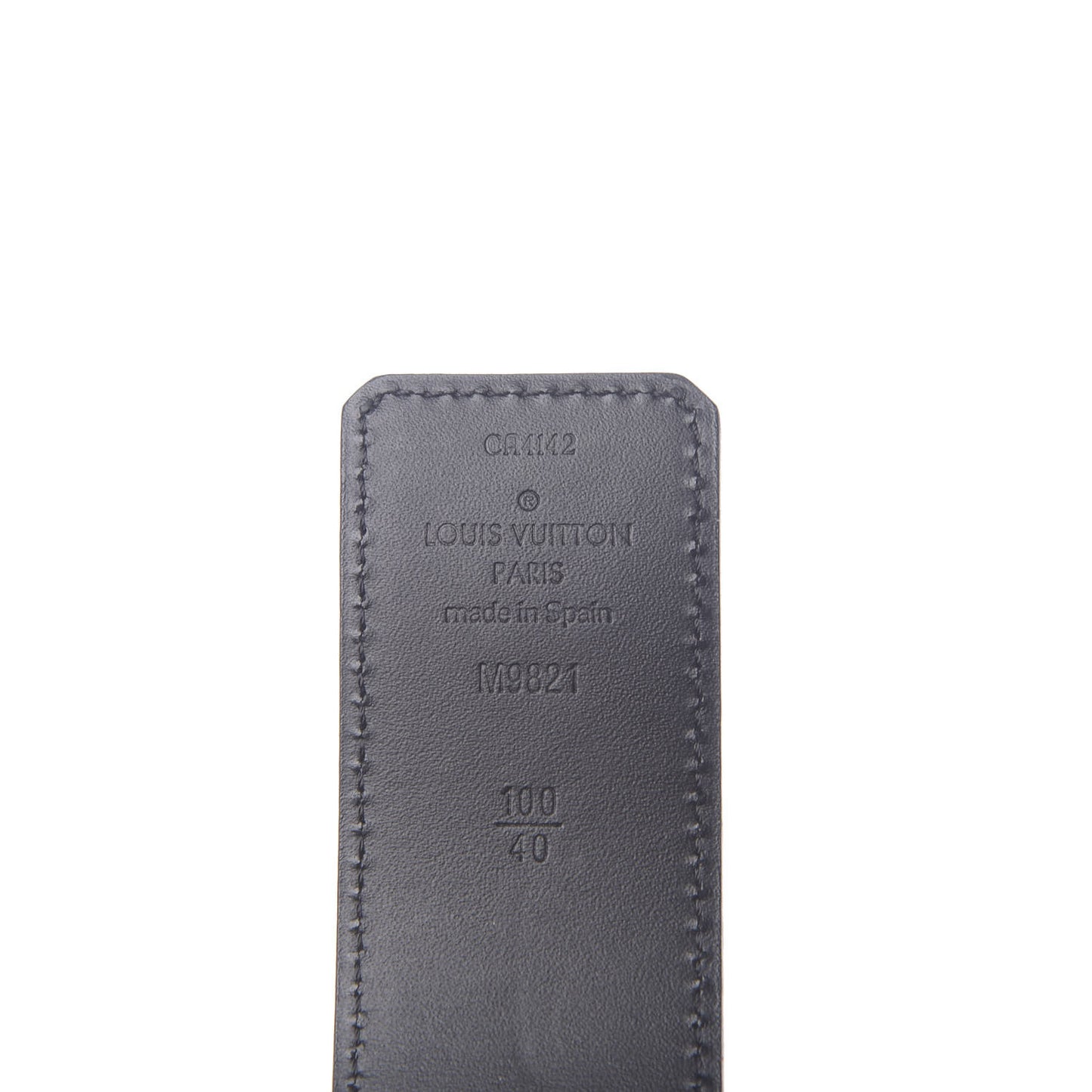 Monogram Calfskin 40mm LV Initiales Reversible Belt 100 40 Black