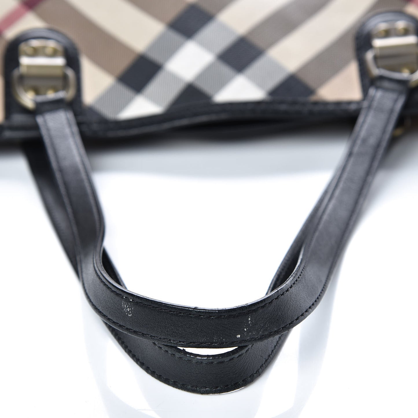 Supernova Check Tote Black