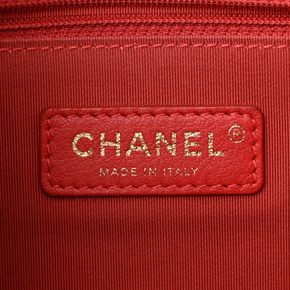 Chanel Caviar Quilted Medium Sunset On The Sea Flap Coral 6 of 10