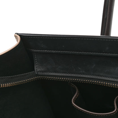 Celine Elephant Calfskin Mini Tri-Color Luggage Indigo 11 of 13