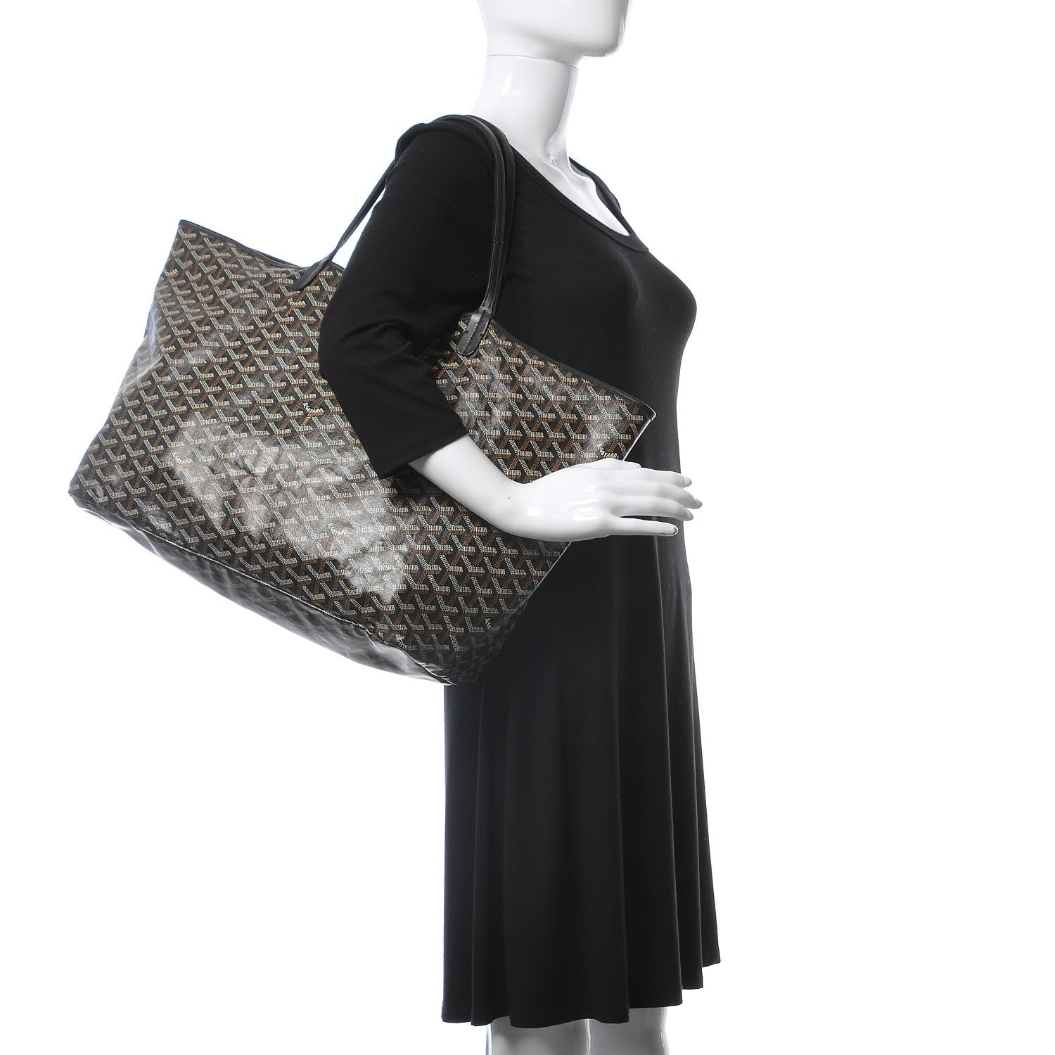 Goyard Goyardine Saint Louis GM Black 2 of 18