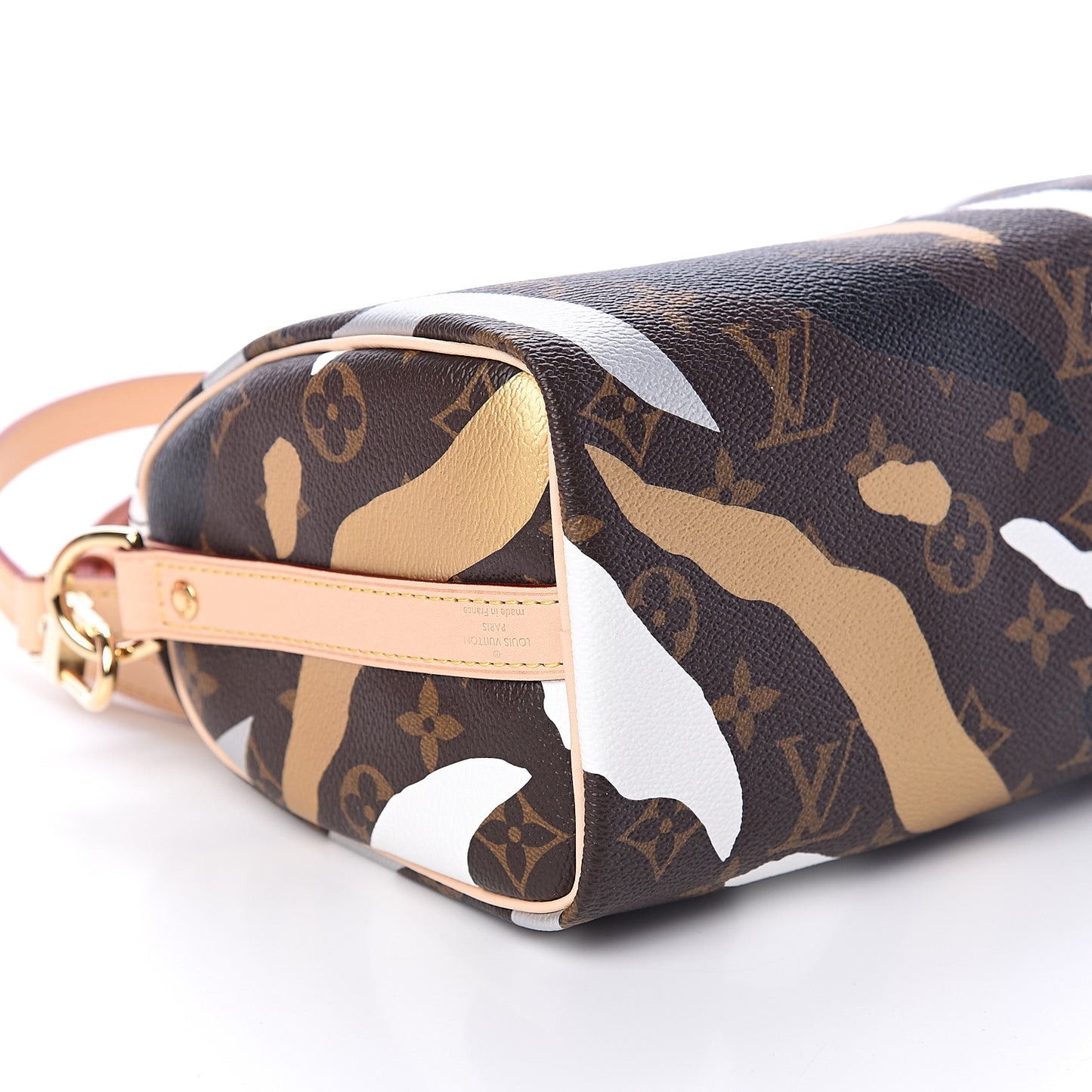 X LOL Monogram Speedy BB Gold Silver