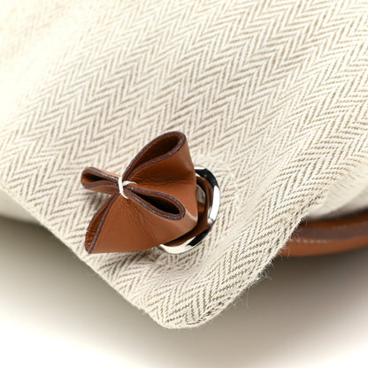 Hermes Toile Swift Maline Bag Gold Craie 8 of 9