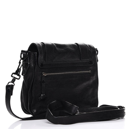 Proenza Schouler Lambskin PS1 Mini Pouch Messenger Black 3 of 10