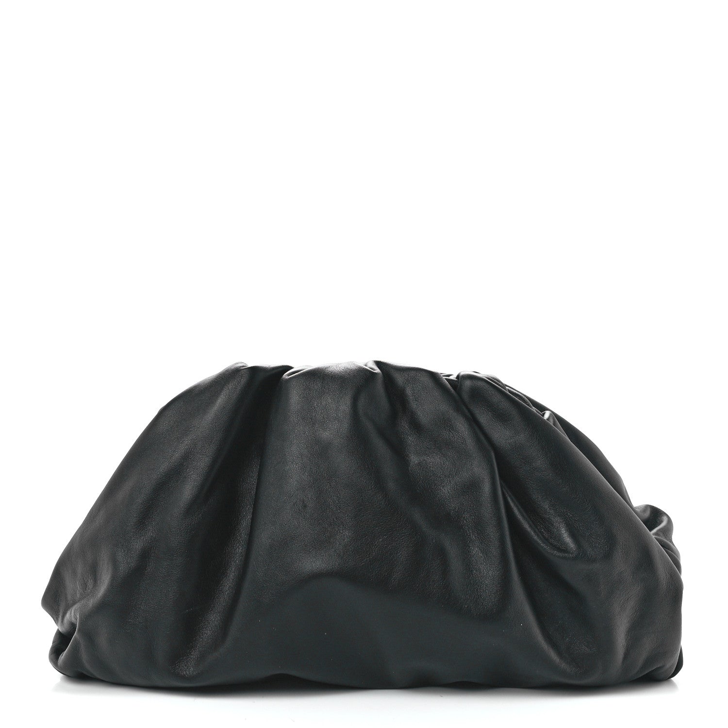 Bottega Veneta Smooth Butter Calf The Pouch Oversized Clutch Black 1 of 12