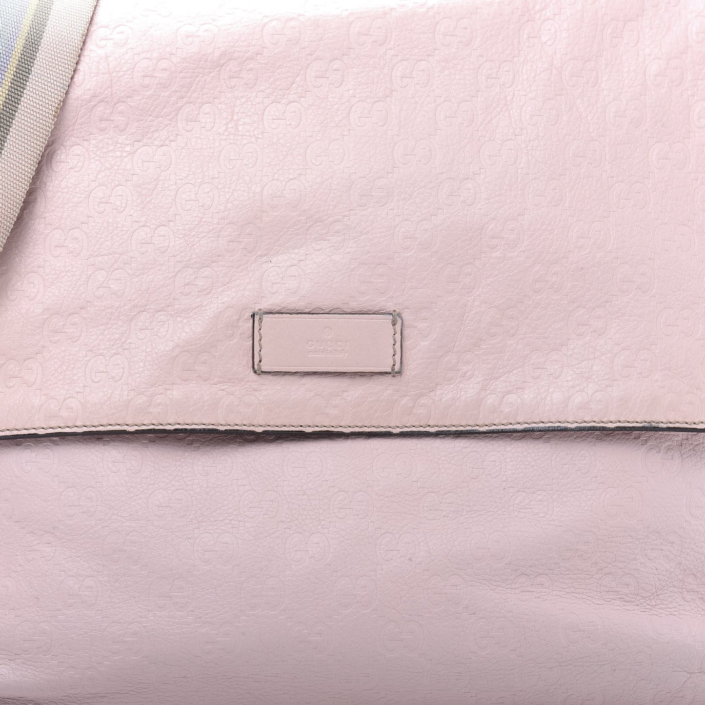 Guccissima Messenger Diaper Bag Pink