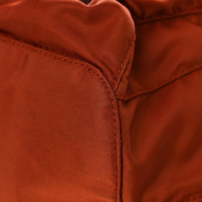 Prada Tessuto Nylon Saffiano Vela Backpack Papaya 4 of 25