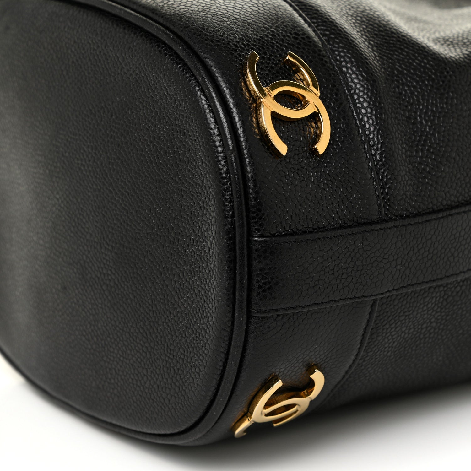 Chanel Caviar CC Drawstring Shoulder Bag Black 11 of 18