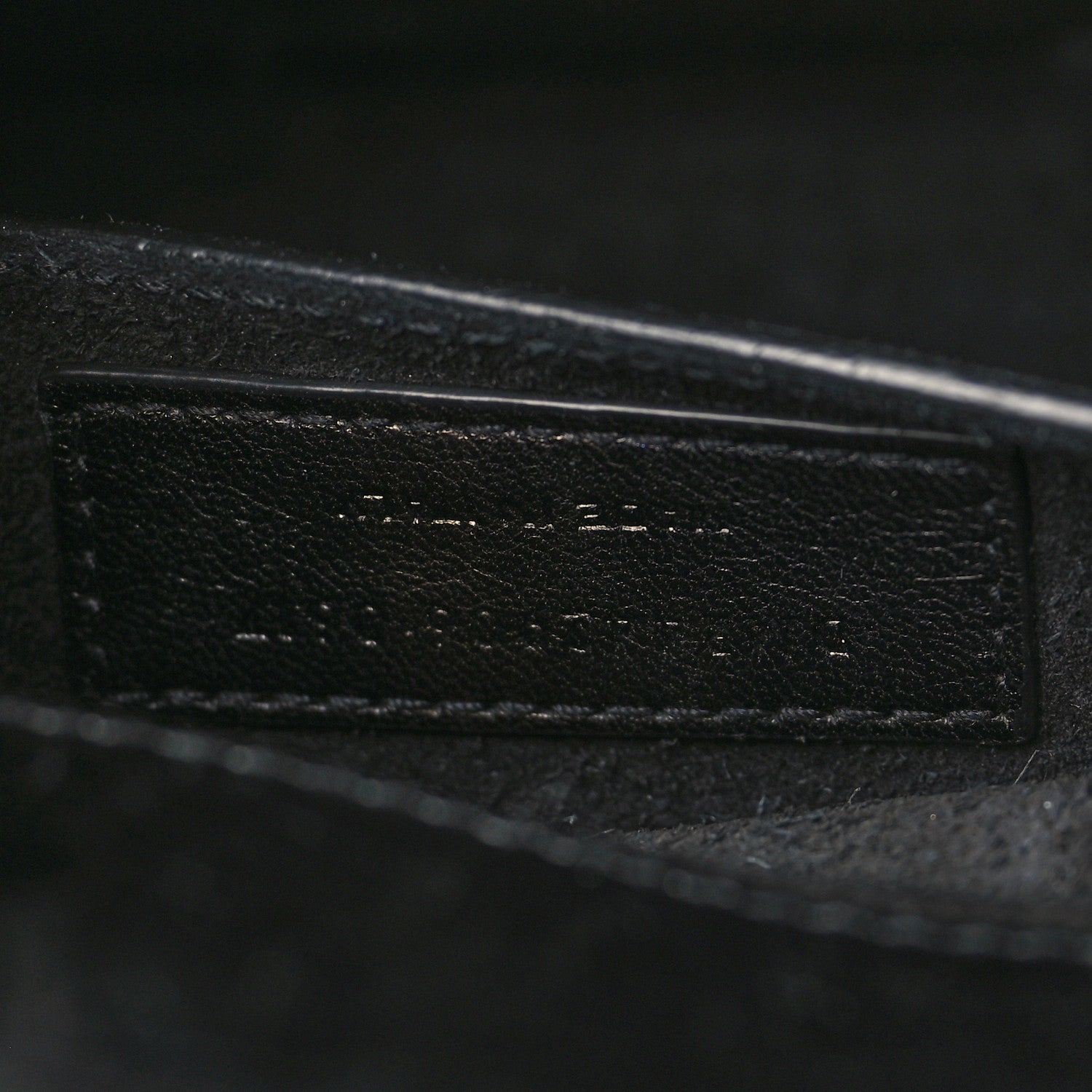 Saint Laurent Calfskin Crocodile Embossed Medium Monogram Sunset Black 7 of 11