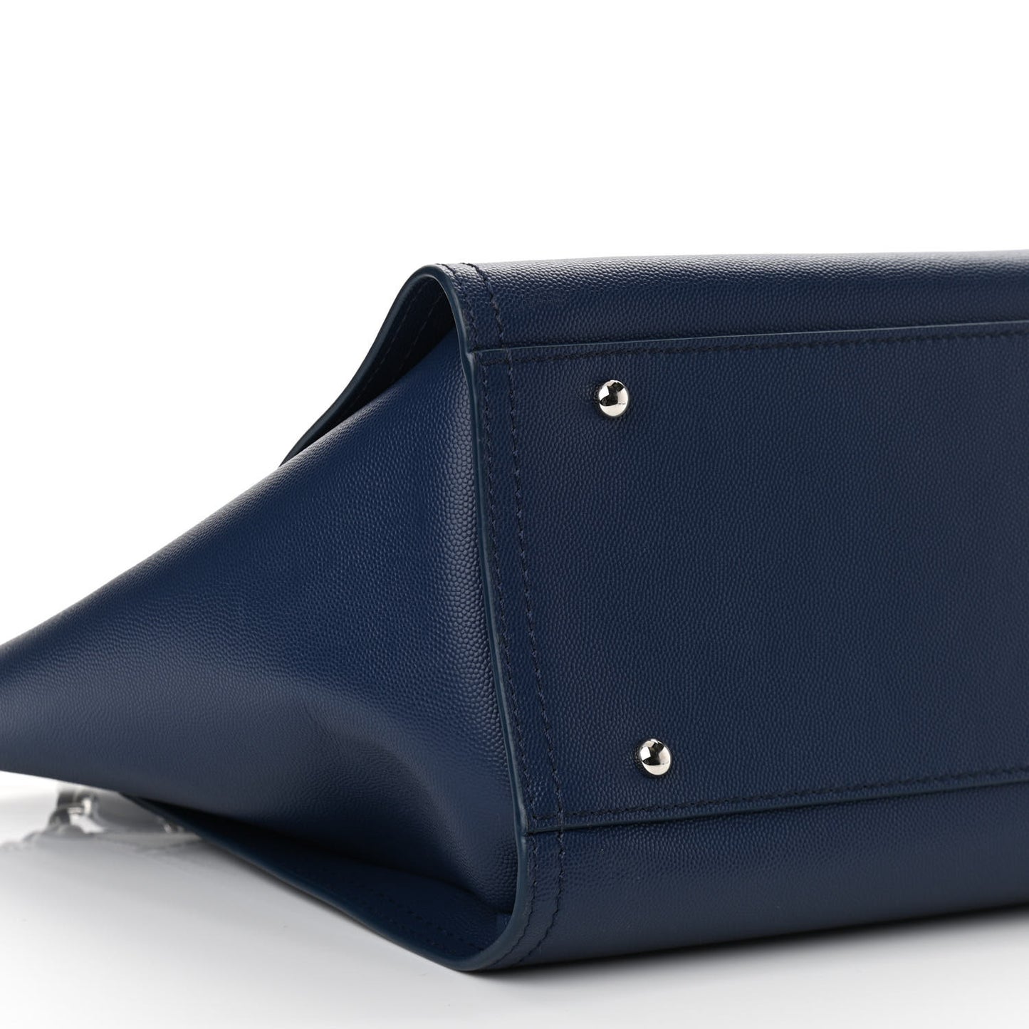 Caviar Small Studded Deauville Tote Navy