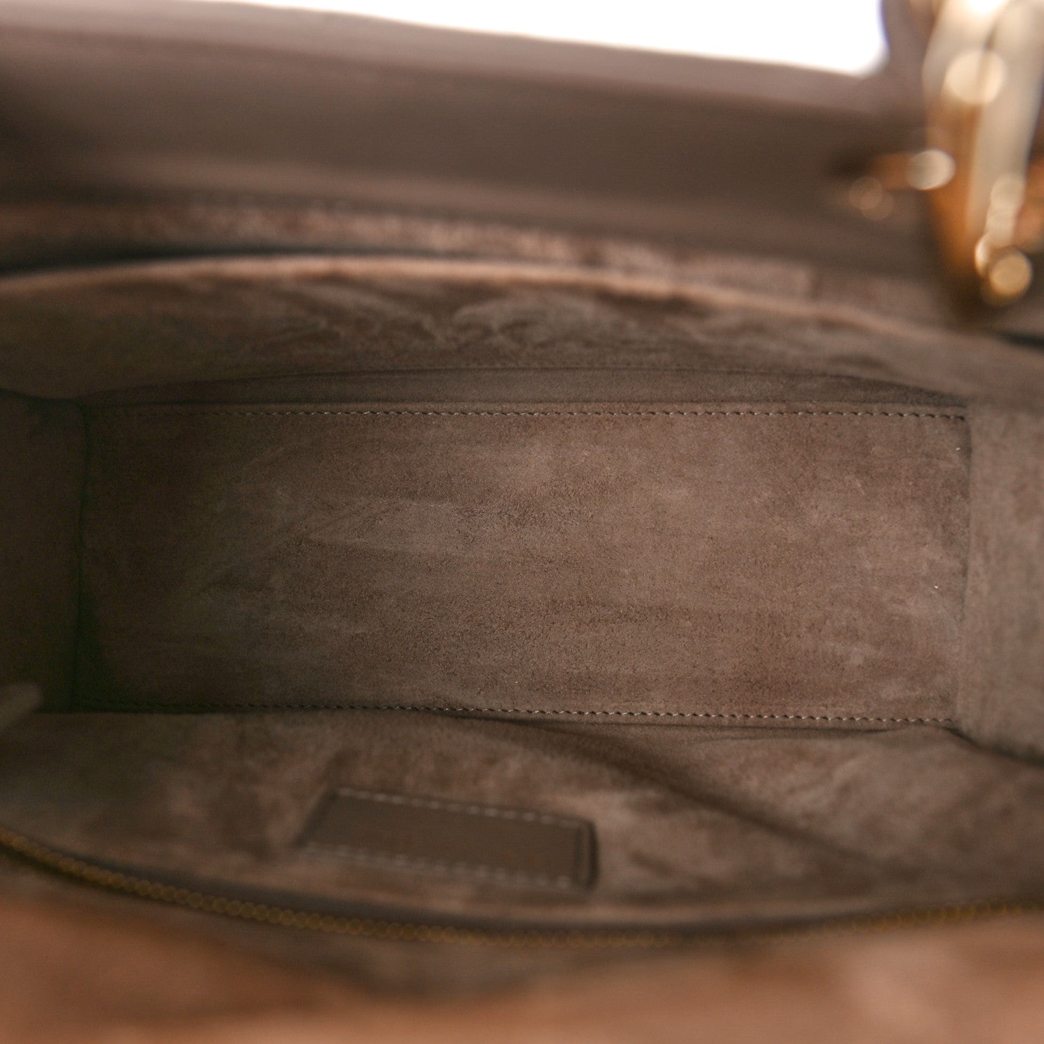 Christian Dior Lambskin Cannage Medium Lady Dior Warm Taupe 5 of 8