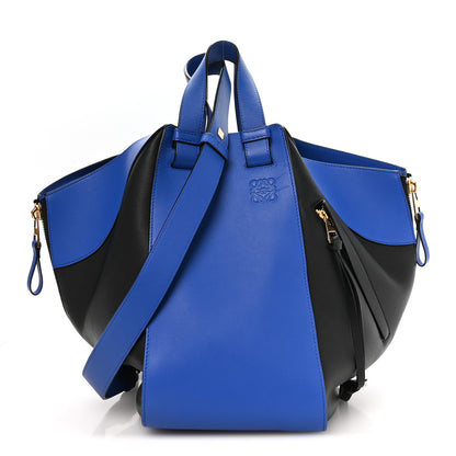 Loewe Calfskin Medium Hammock Shoulder Bag Electric Blue Black 1 of 12