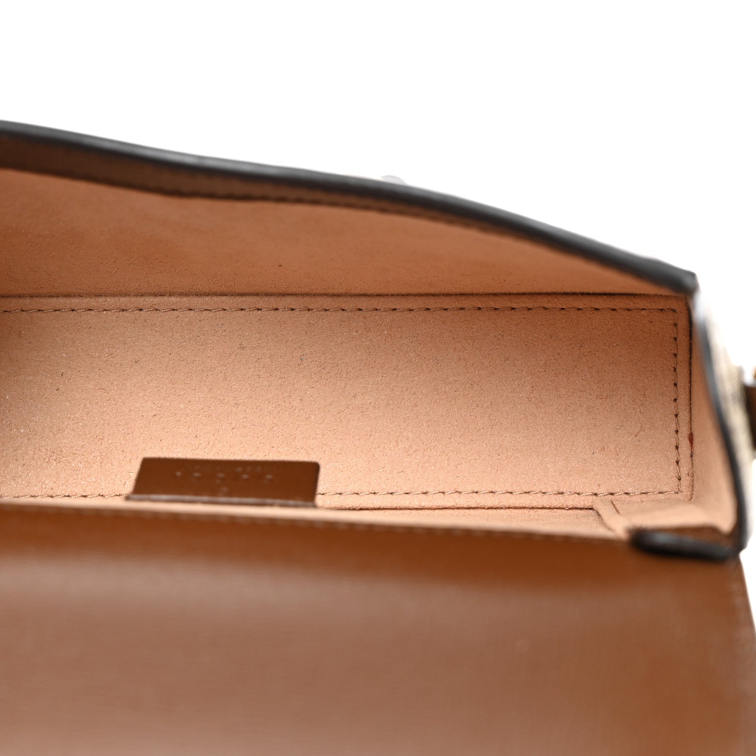 Gucci GG Supreme Monogram Mini Horsebit 1955 Shoulder Bag Beige Brown Sugar 5 of 10